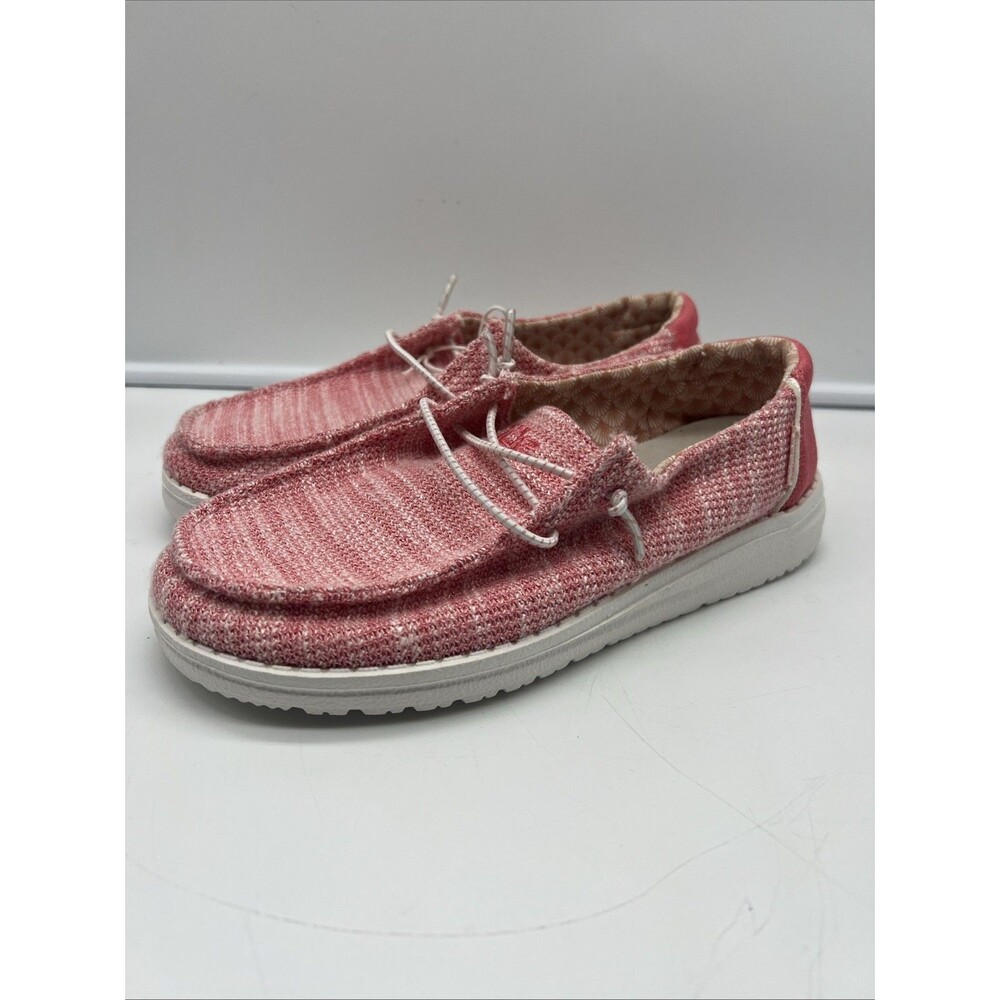 Hey Dude Wendy Youth Stretch Coral Pearl 130125071 - 3Y / 4 Ladies